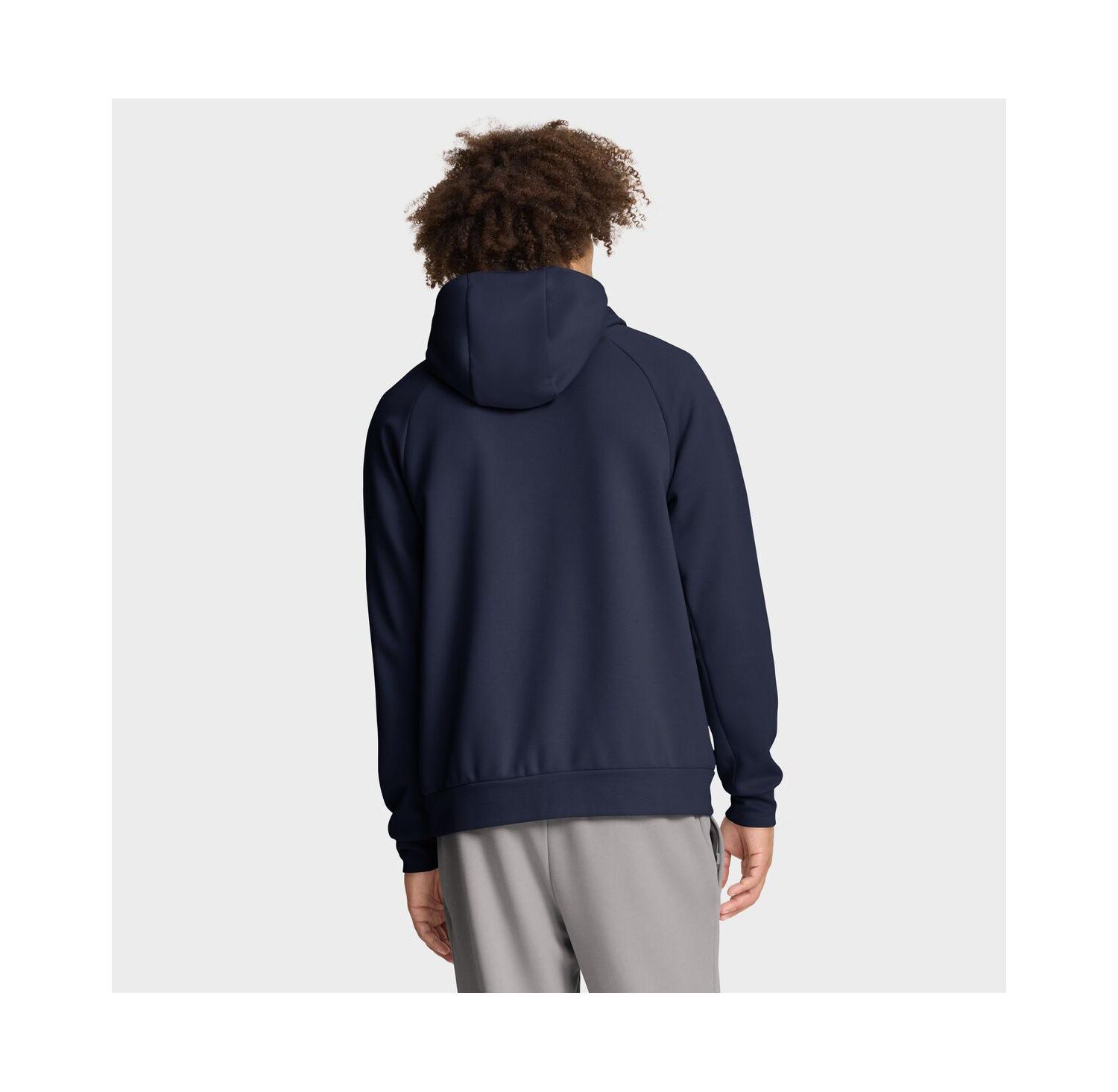 Men's Navy North Carolina Tar Heels Premium Raglan Performance Pullover Hoodie