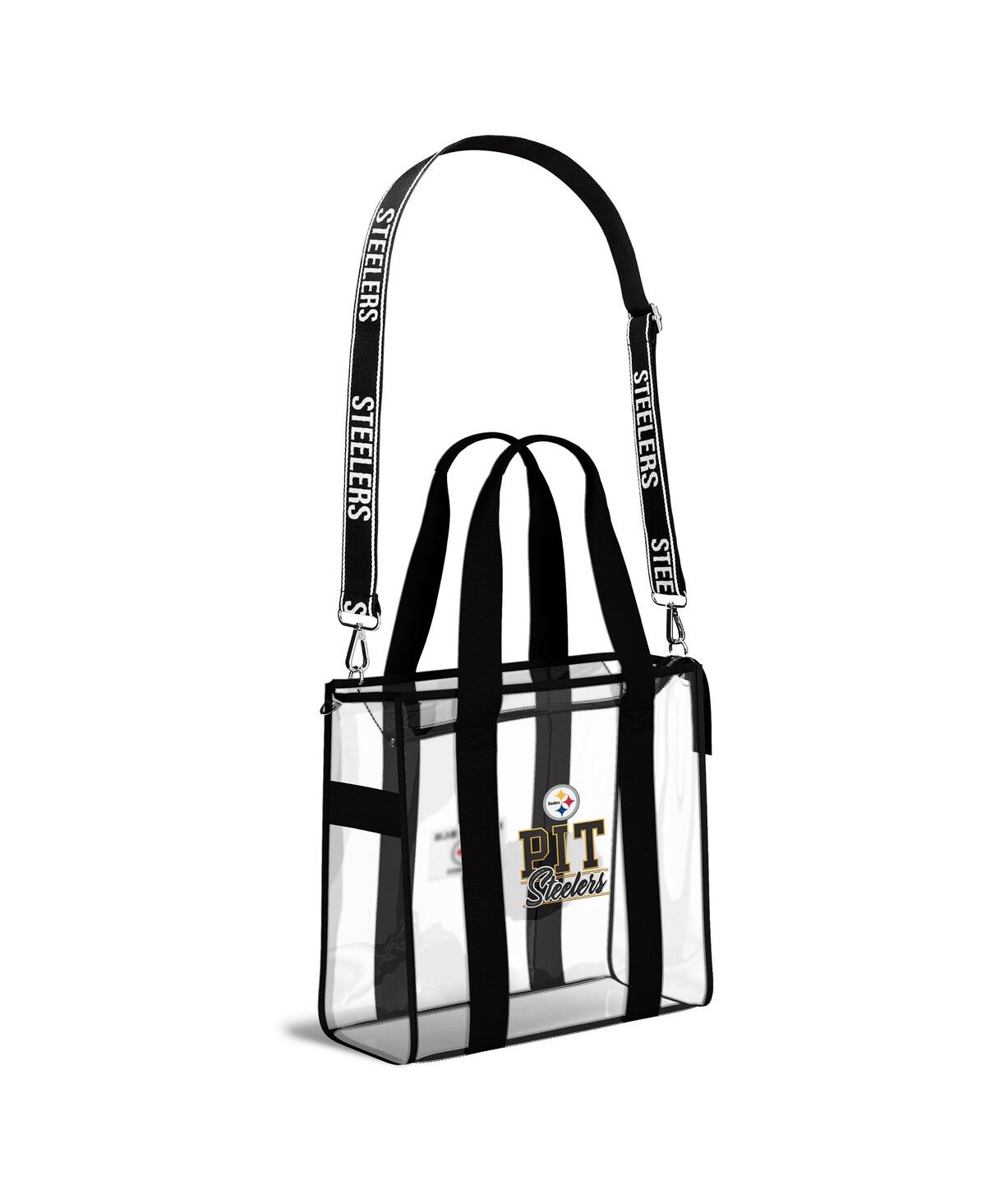 Wear By Erin Andrews Pittsburgh Steelers Stadium Tote Bag With Team Color Trim In Multi
