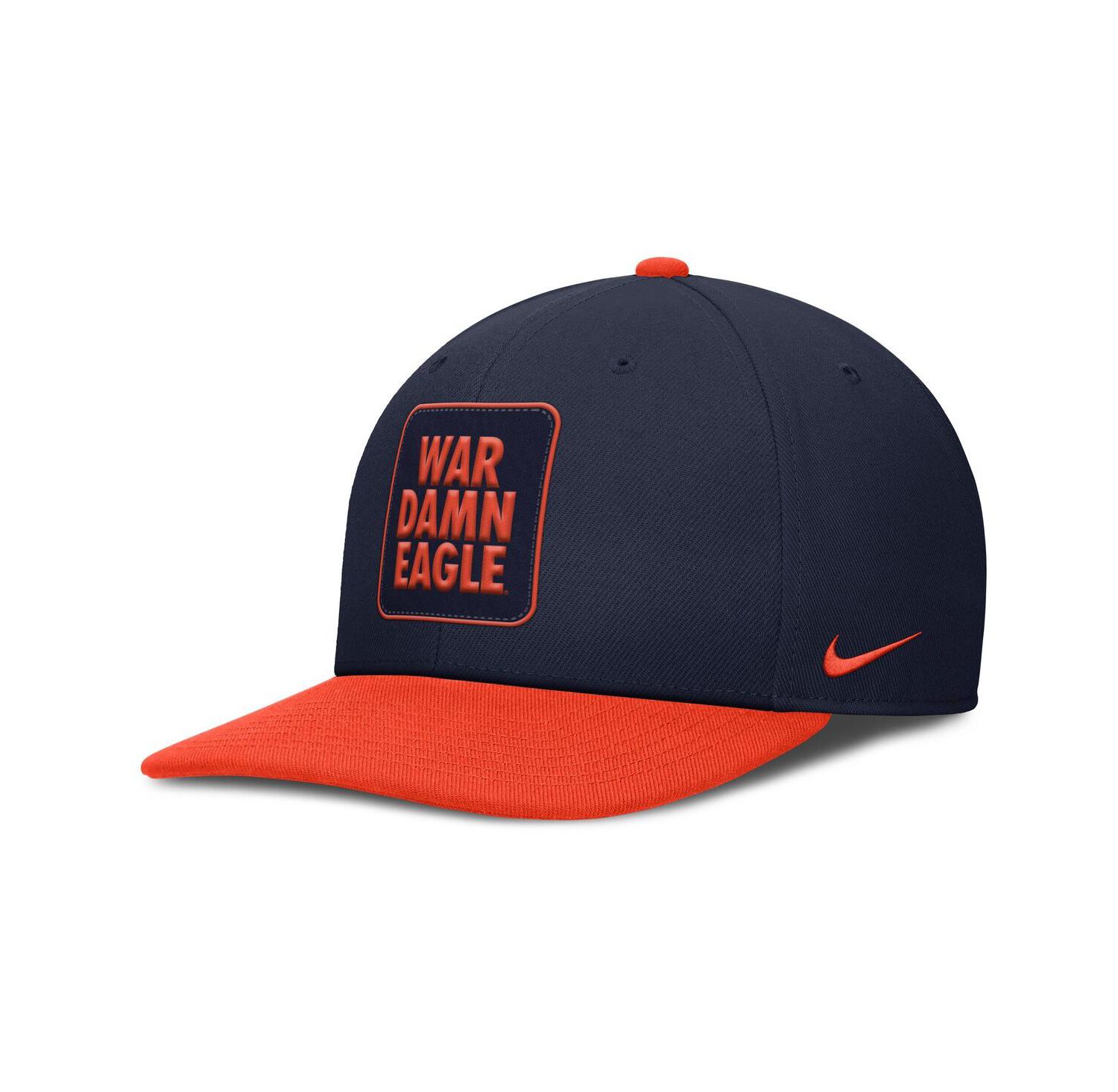 Men's Navy/Orange Auburn Tigers 2025 Sideline Campus Pro Local Snapback Hat