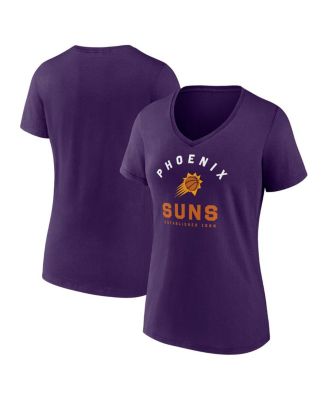 Logo Athletic - Women's Purple Phoenix Suns Unrivaled V-Neck T-Shirt