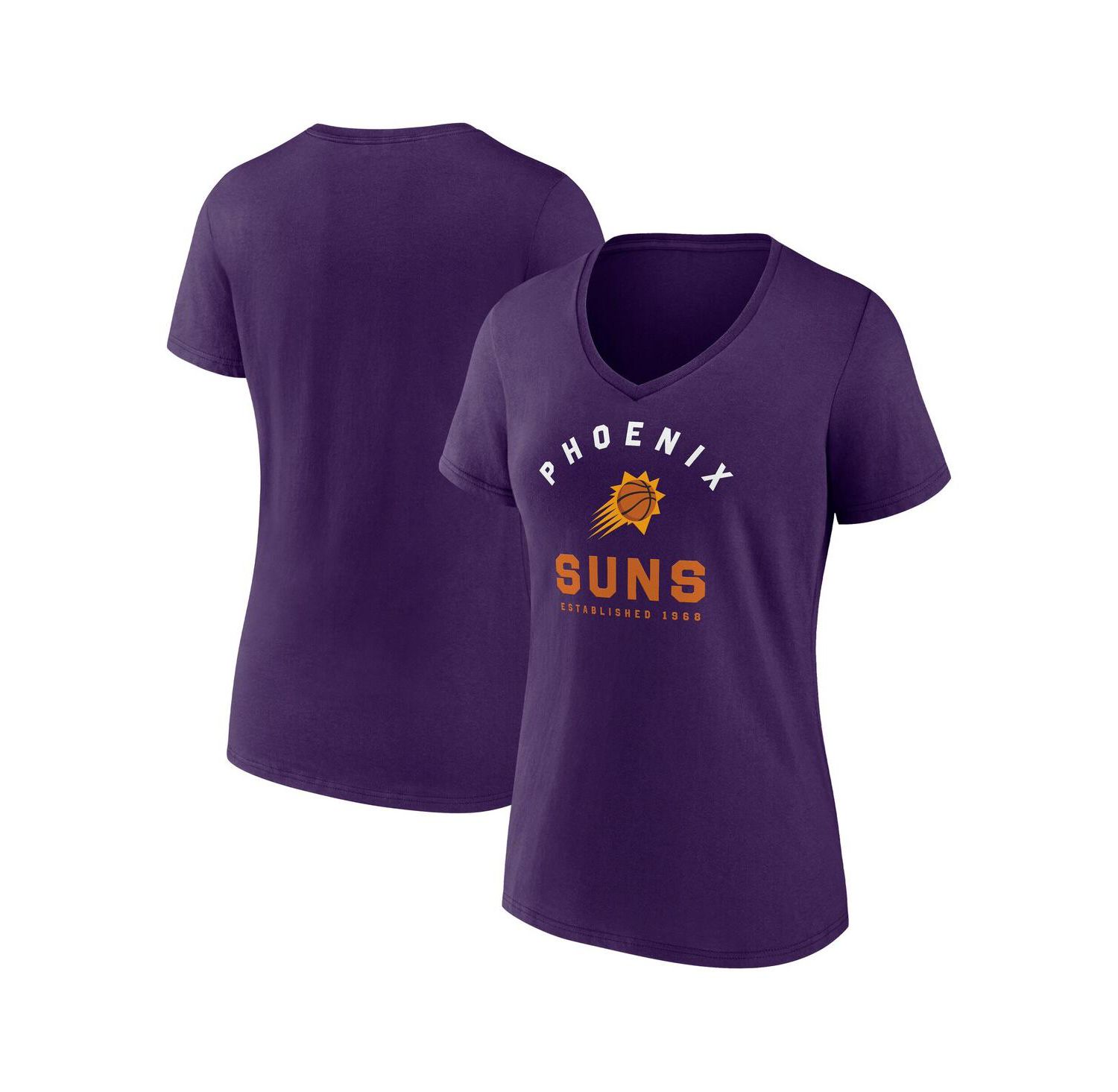 Women's Purple Phoenix Suns Unrivaled V-Neck T-Shirt