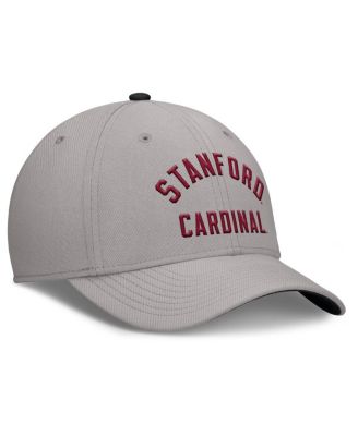 Men's Gray Stanford Cardinal Rise Prep Performance Flex Hat
