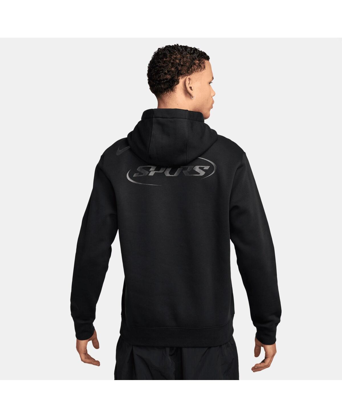 Nike Tottenham Hotspur Club  Men's Soccer Pullover Hoodie In Black
