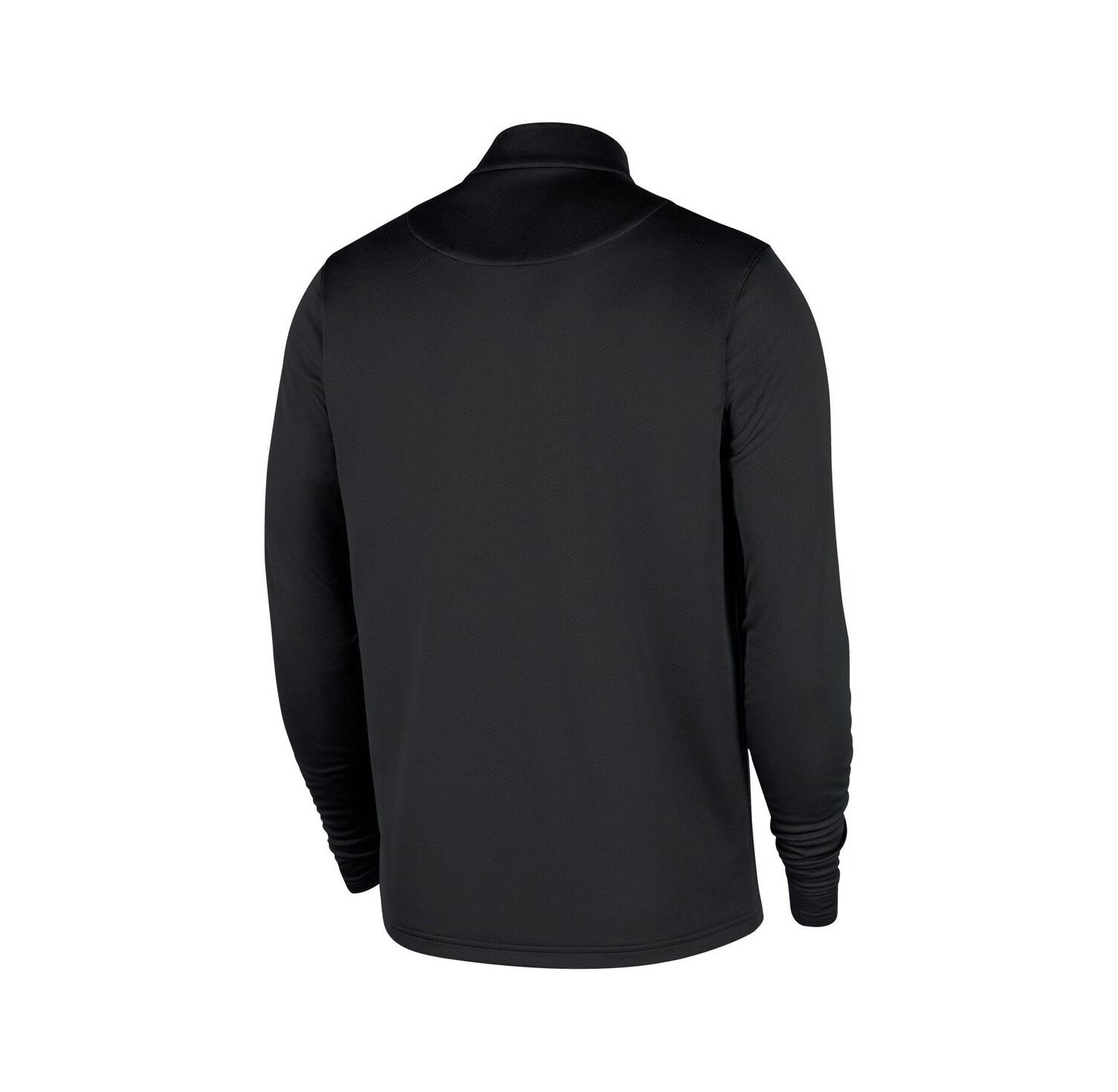 Men's Black New York Knicks 2025/26 Authentic Coaches Quarter-Zip Pullover Jacket