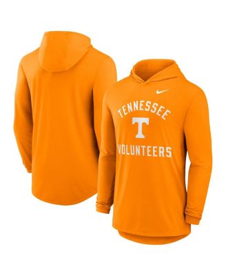 Nike - Men's Tennessee Orange Tennessee Volunteers Classic Arch Tri-Blend Performance Long Sleeve Hoodie T-Shirt