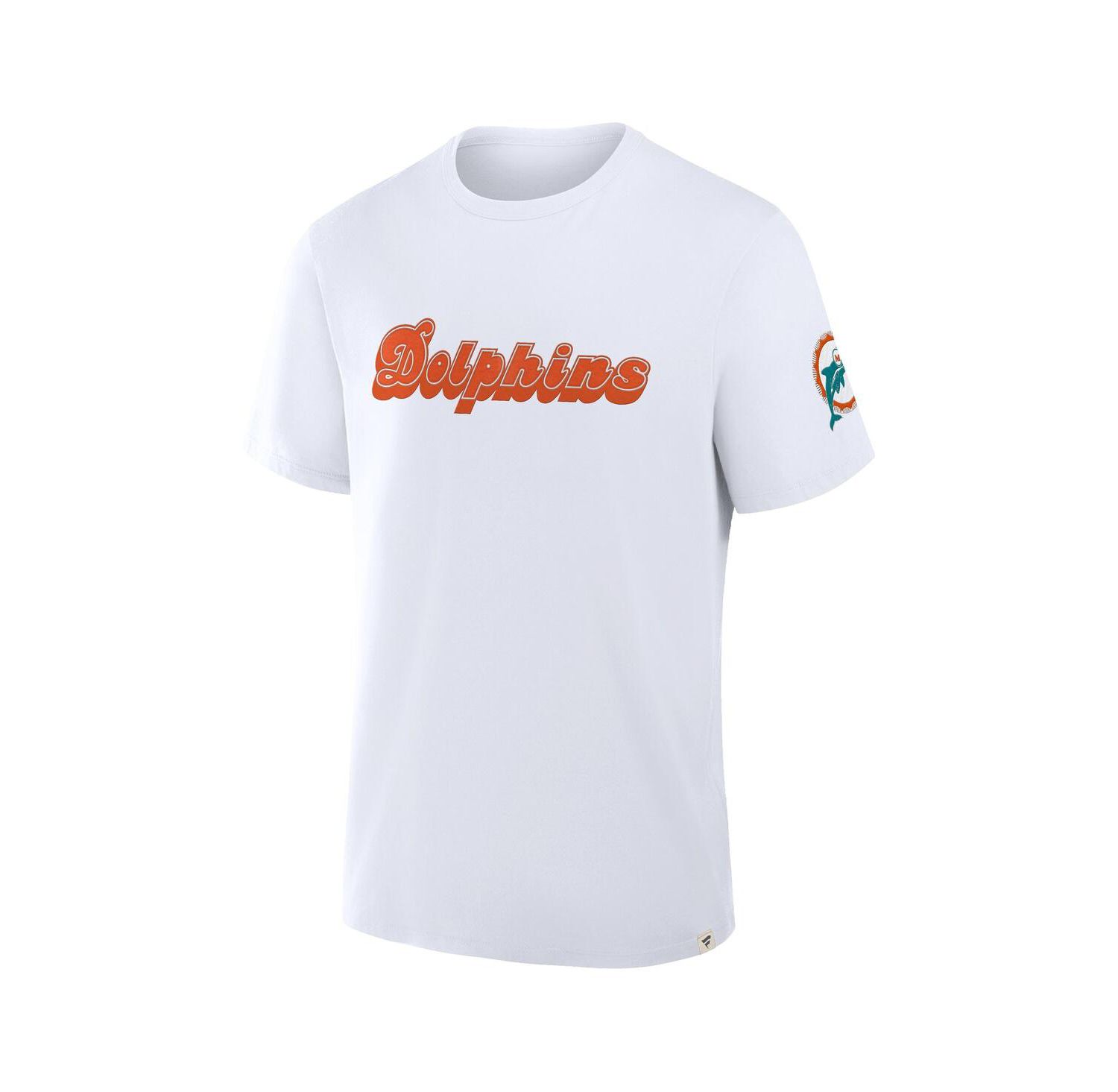Men's White Miami Dolphins Elevated Classic Legacy T-Shirt