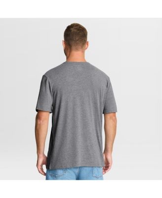 Men's Heather Gray Philadelphia Eagles First Down Tribute Tri-Blend T-Shirt