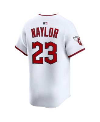 Men's Bo Naylor White Cleveland Guardians Home Limited Player Jersey