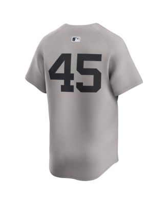 Men's Gerrit Cole Gray New York Yankees Road Limited Player Jersey