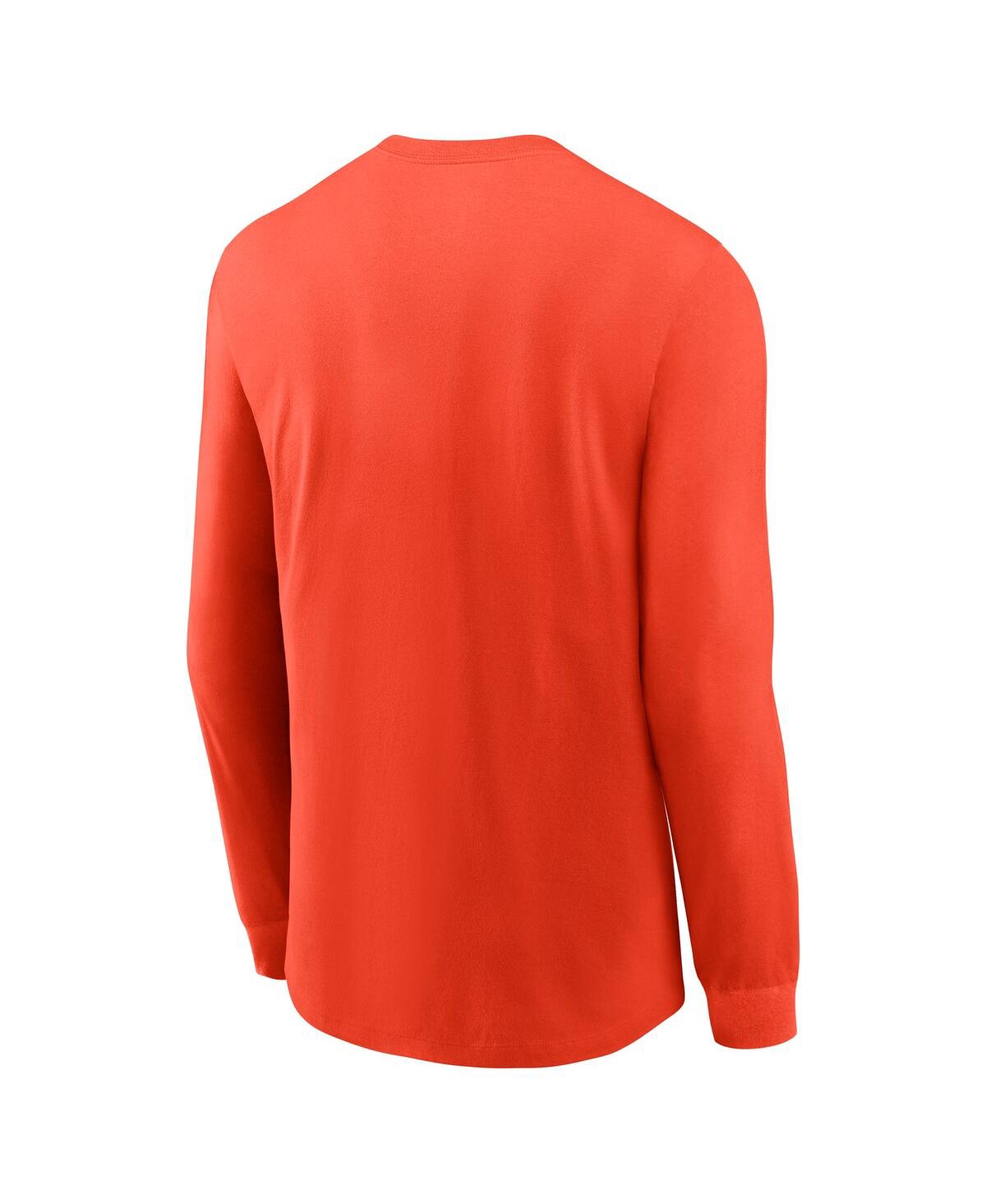 Nike Men's Orange Auburn Tigers 2025 Sideline Dri-fit Long Sleeve T-Shirt