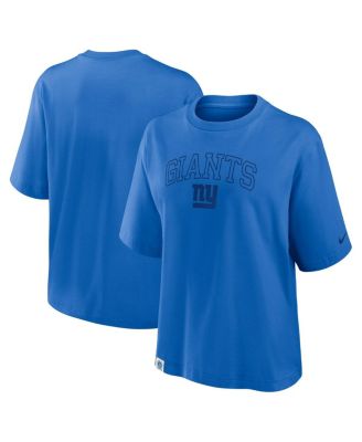 Nike - Women's Royal New York Giants Glory Arch Boxy T-Shirt