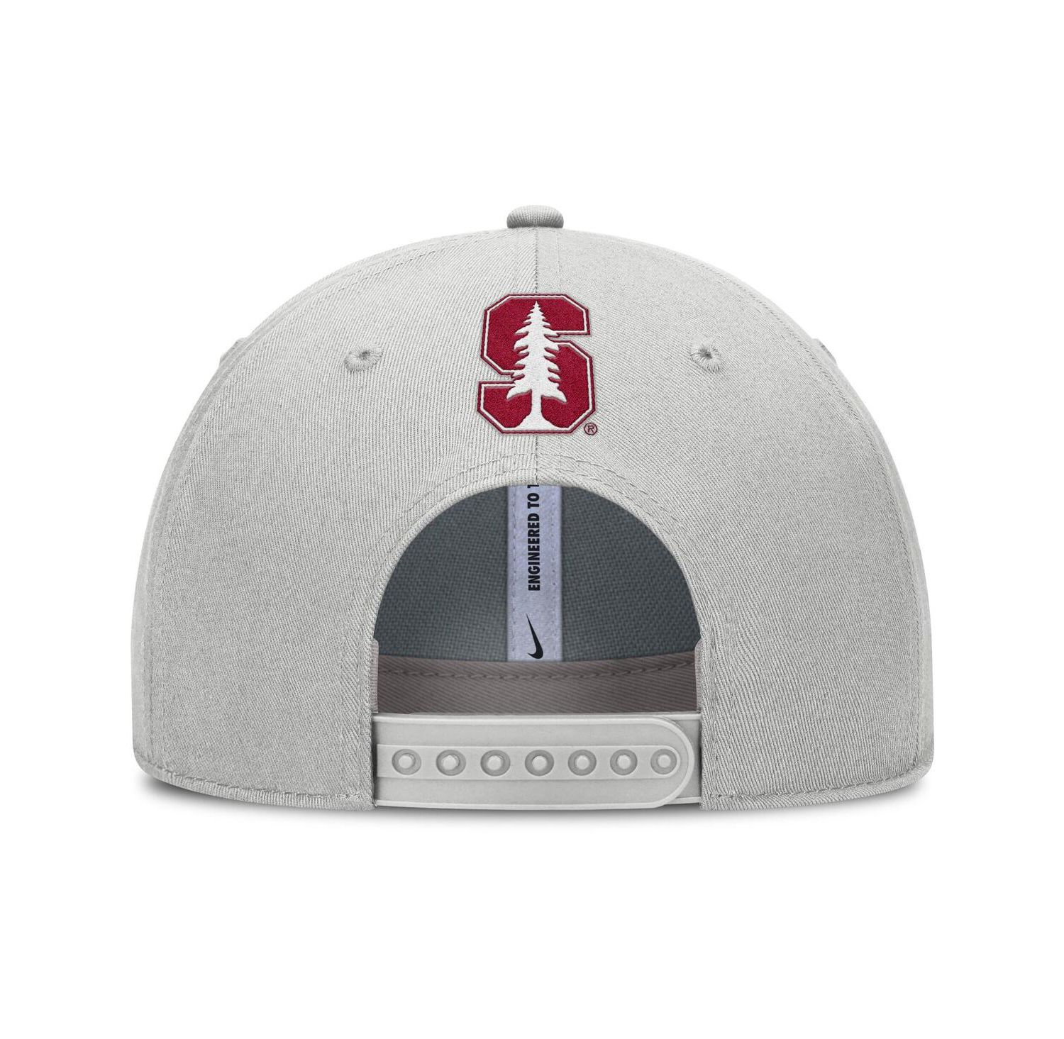Men's Gray Stanford Cardinal 2025 Sideline Dust Pinched Rise Adjustable Hat