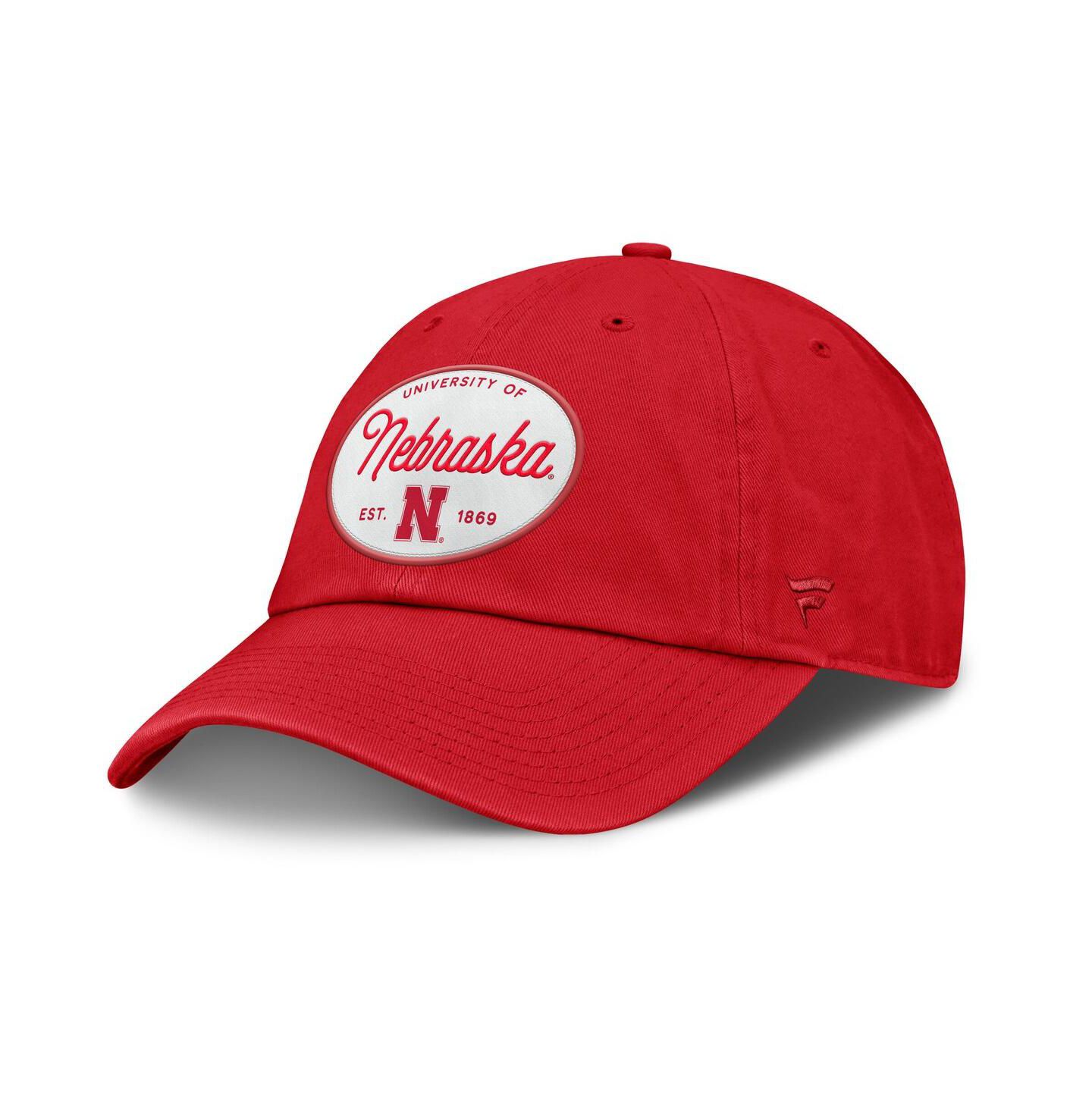 Женская кепка Fanatics Scarlet Nebraska Huskers Candid Adjustable Hat — фото 1