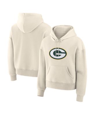 Fanatics - Women's Cream Green Bay Packers Dove Legacy Pullover Hoodie