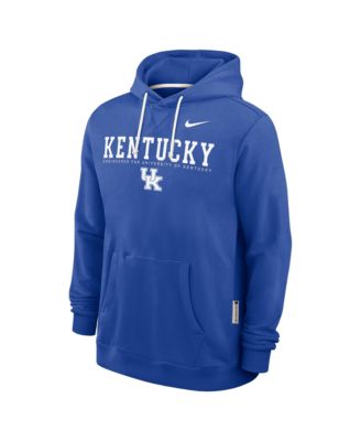 Men's Royal Kentucky Wildcats 2025 Sideline Standard Issue Dri-FIT Hoodie