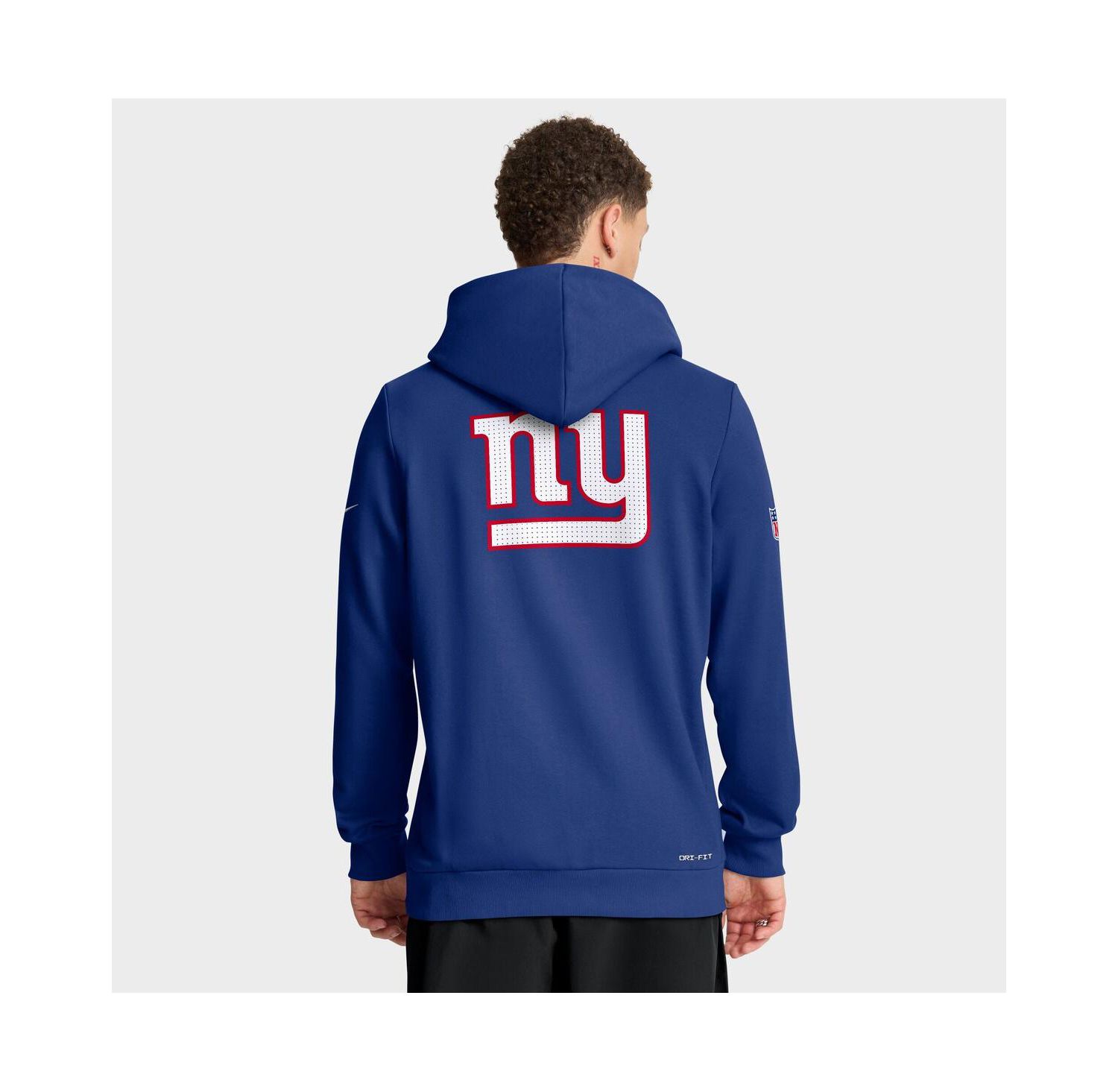 Men's Royal New York Giants Sideline Standard Issue Utility Player Dri-FIT Full-Zip Hoodie