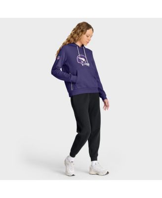 Women's Purple Minnesota Vikings Sideline Standard Issue Throwback&nbsp;Dri-FIT Hoodie