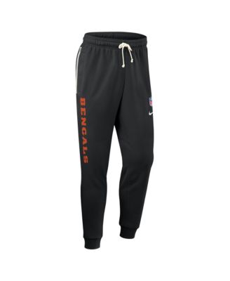 Men's Black Cincinnati Bengals Sideline Standard Issue Ground Game Dri-FIT Taper Pants