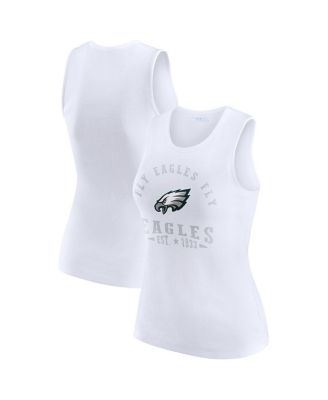 WEAR by Erin Andrews - Women's White San Francisco 49ers Ribbed Graphic Tank Top