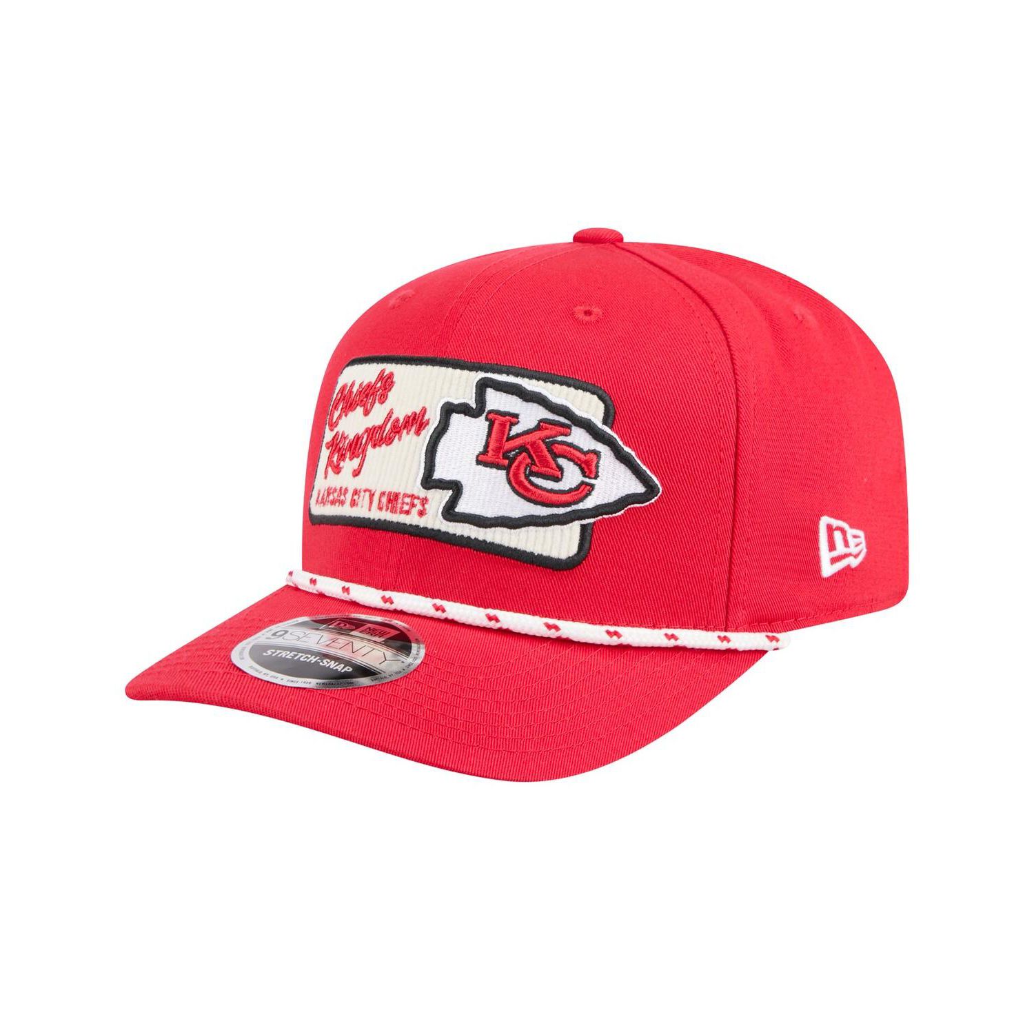 Men's Red Kansas City Chiefs Chant 9SEVENTY Stretch-Snap Hat