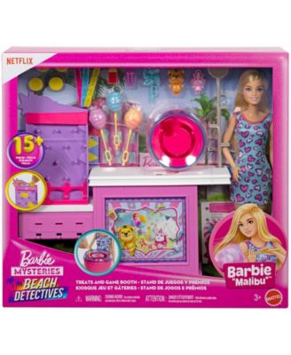 Mysteries Beach Detectives Malibu Doll Cotton Candy Game Playset and Accessories