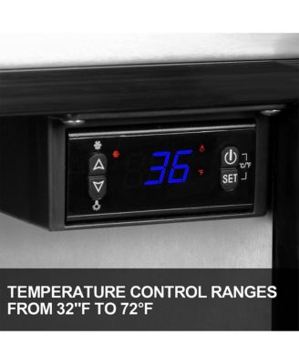 5.3 Cu. Ft. 160 Can Under Counter Freestanding Beverage Drink Fridge