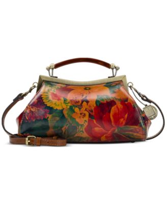 Kelmscott Small Leather Frame Crossbody Bag