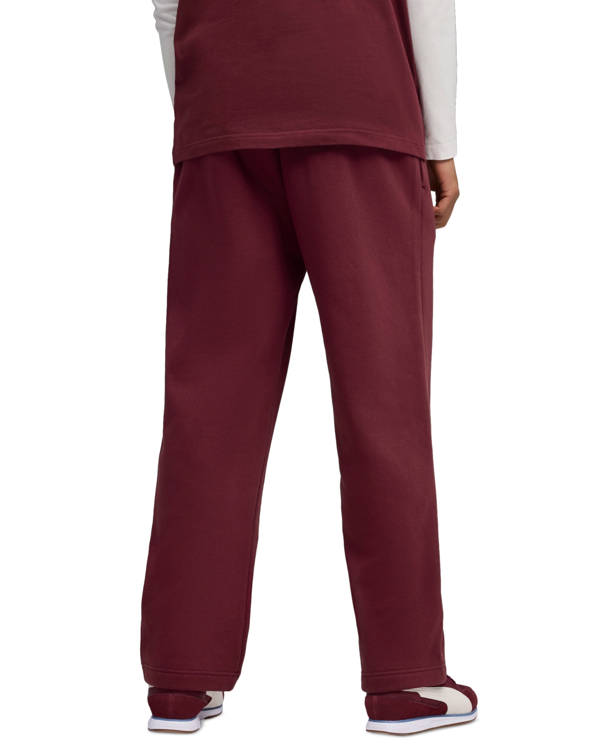 Puma Men's Relaxed Pinnacle Pintuck Sweatpants In Red