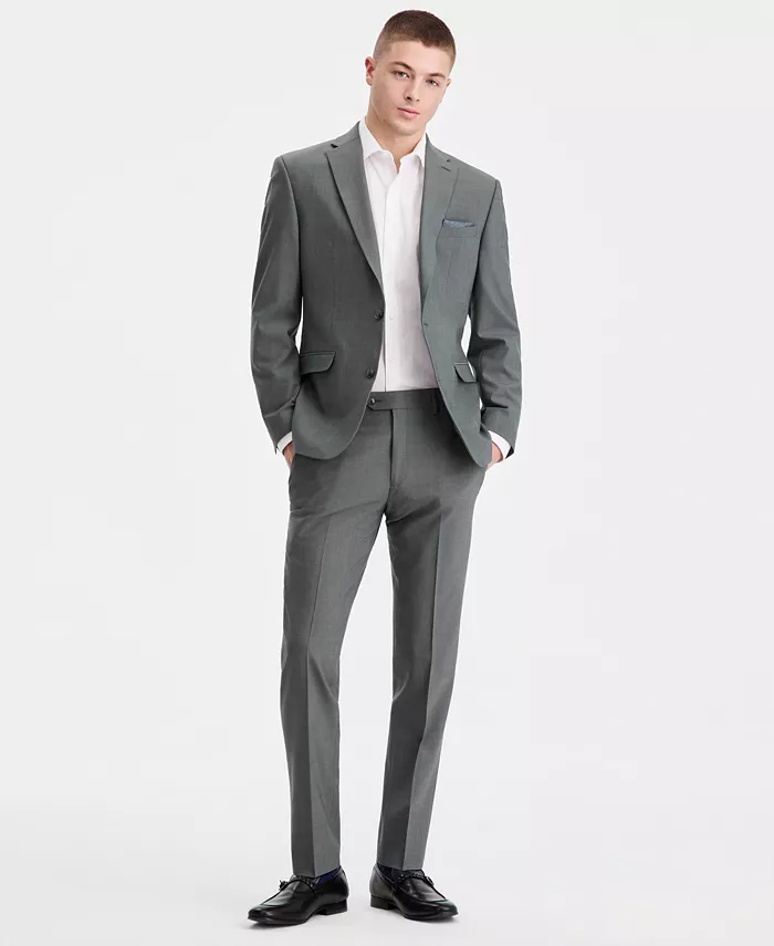 Men's Slim-Fit Wool-Blend Suit Separates
