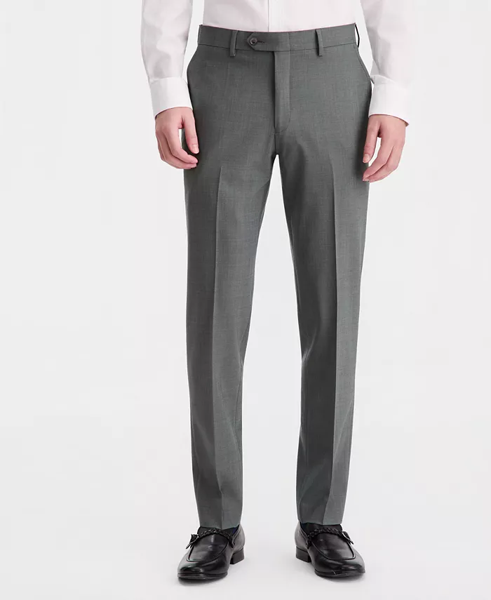 Men's Slim-Fit Wool Blend Suit Separates Pants - thumbnail 7