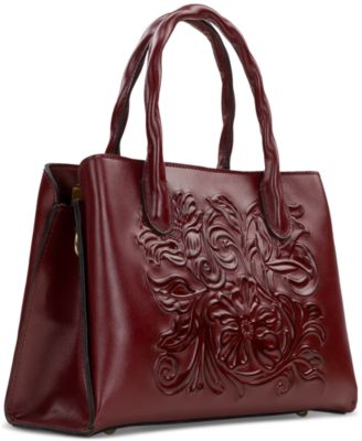 Genovese Medium Leather Top Handle Bag