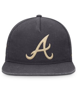Men's Anthracite Atlanta Braves Monotone Pro Adjustable Hat
