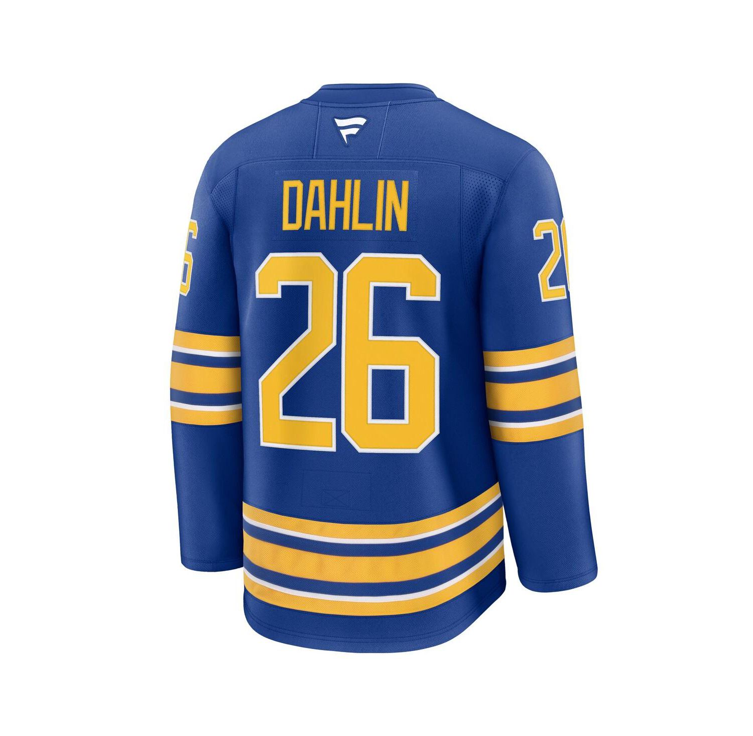 Men's Rasmus Dahlin Royal Buffalo Sabres Premium Captain's Patch with Jersey