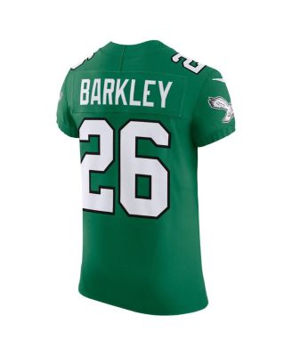 Men's Saquon Barkley Kelly Green Philadelphia Eagles Alternate Vapor F.U.S.E. Elite Jersey