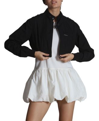 Women's Mini Cropped Racer Jacket