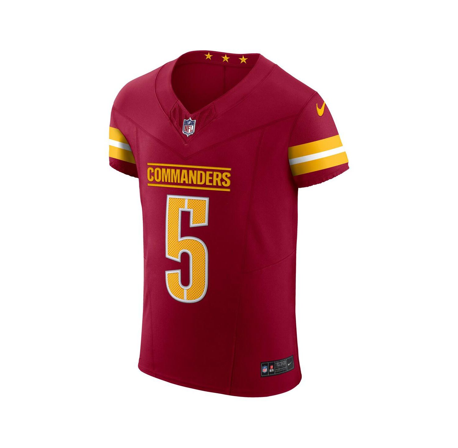 Men's Jayden Daniels Burgundy Washington Commanders Team Vapor F.U.S.E. Elite Jersey