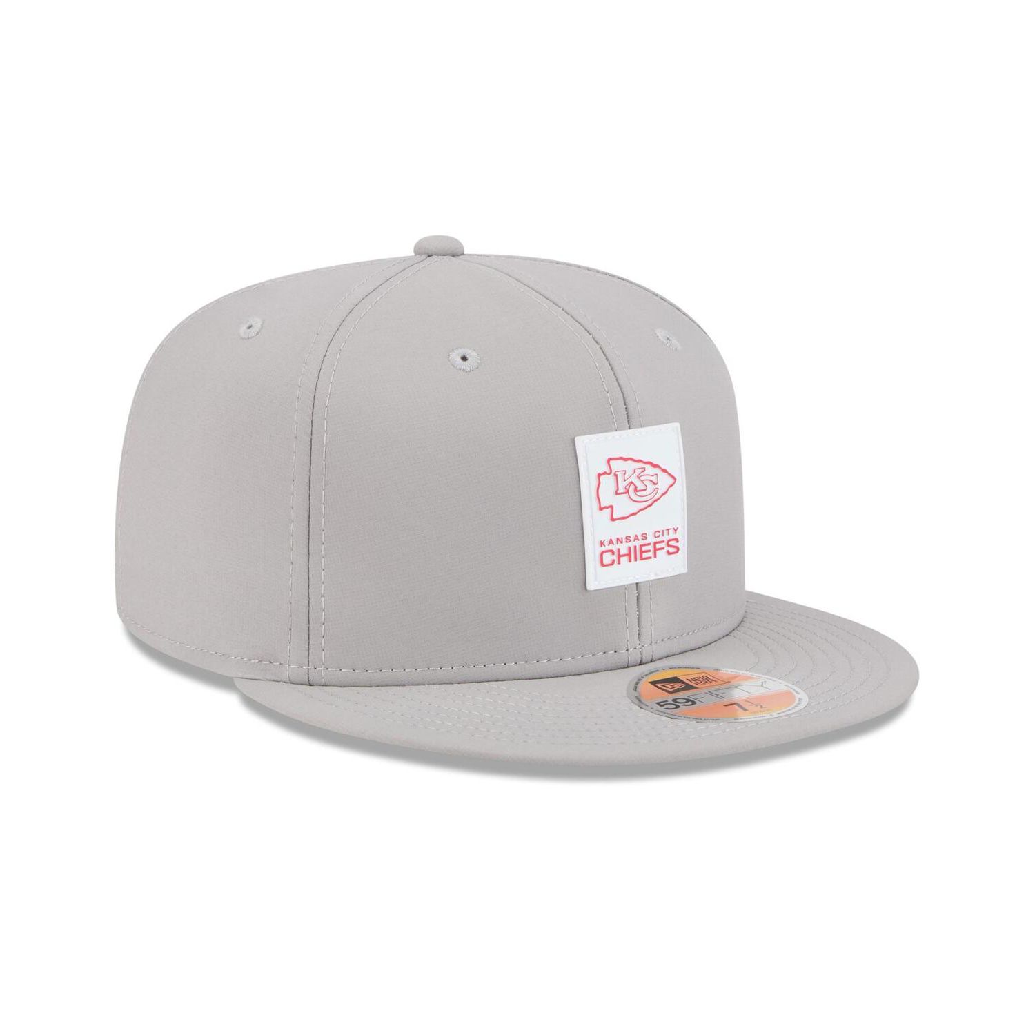 Men's Gray Kansas City Chiefs 2025 Sideline 59FIFTY Fitted Hat