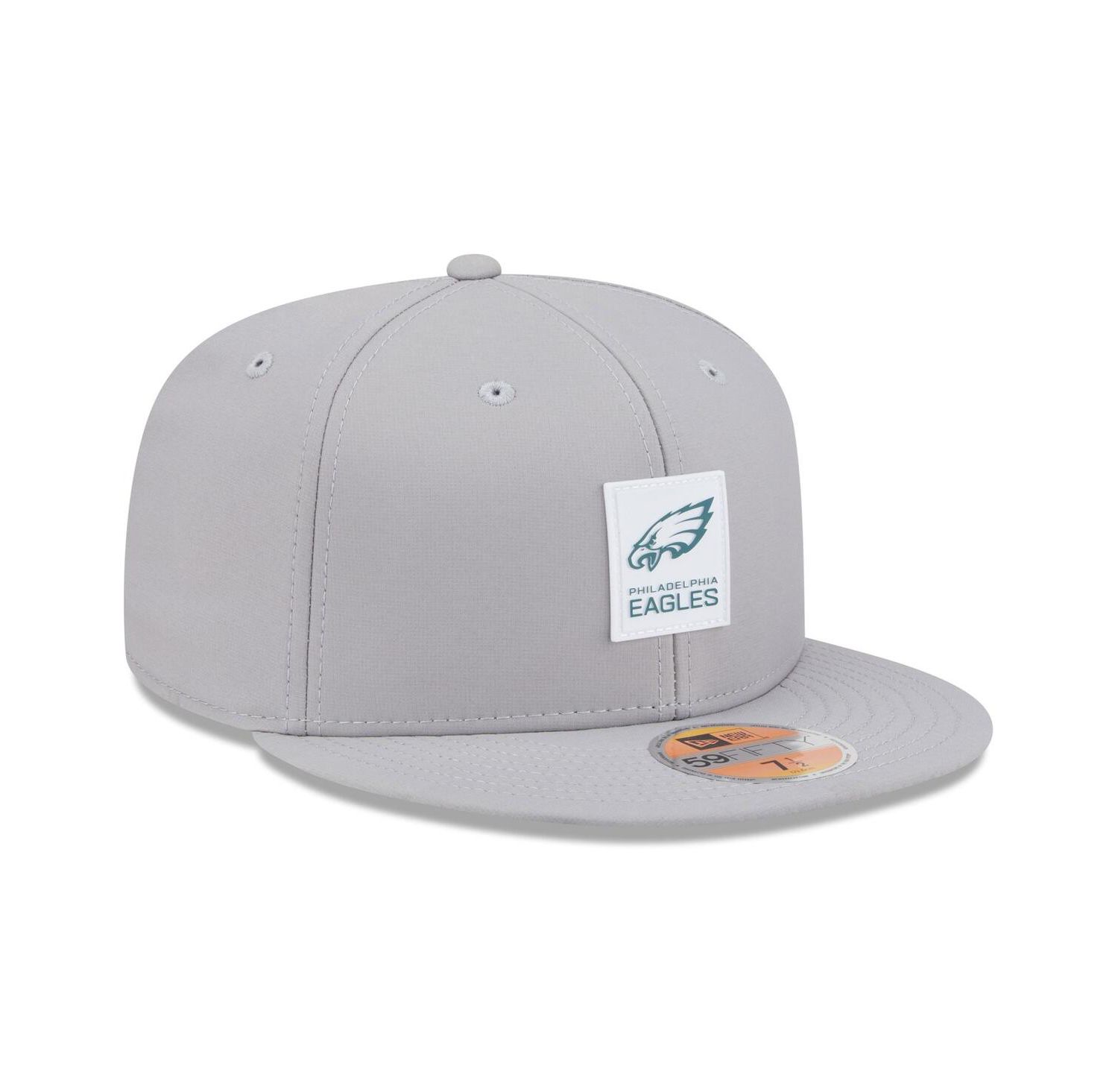 Men's Gray Philadelphia Eagles 2025 Sideline 59FIFTY Fitted Hat