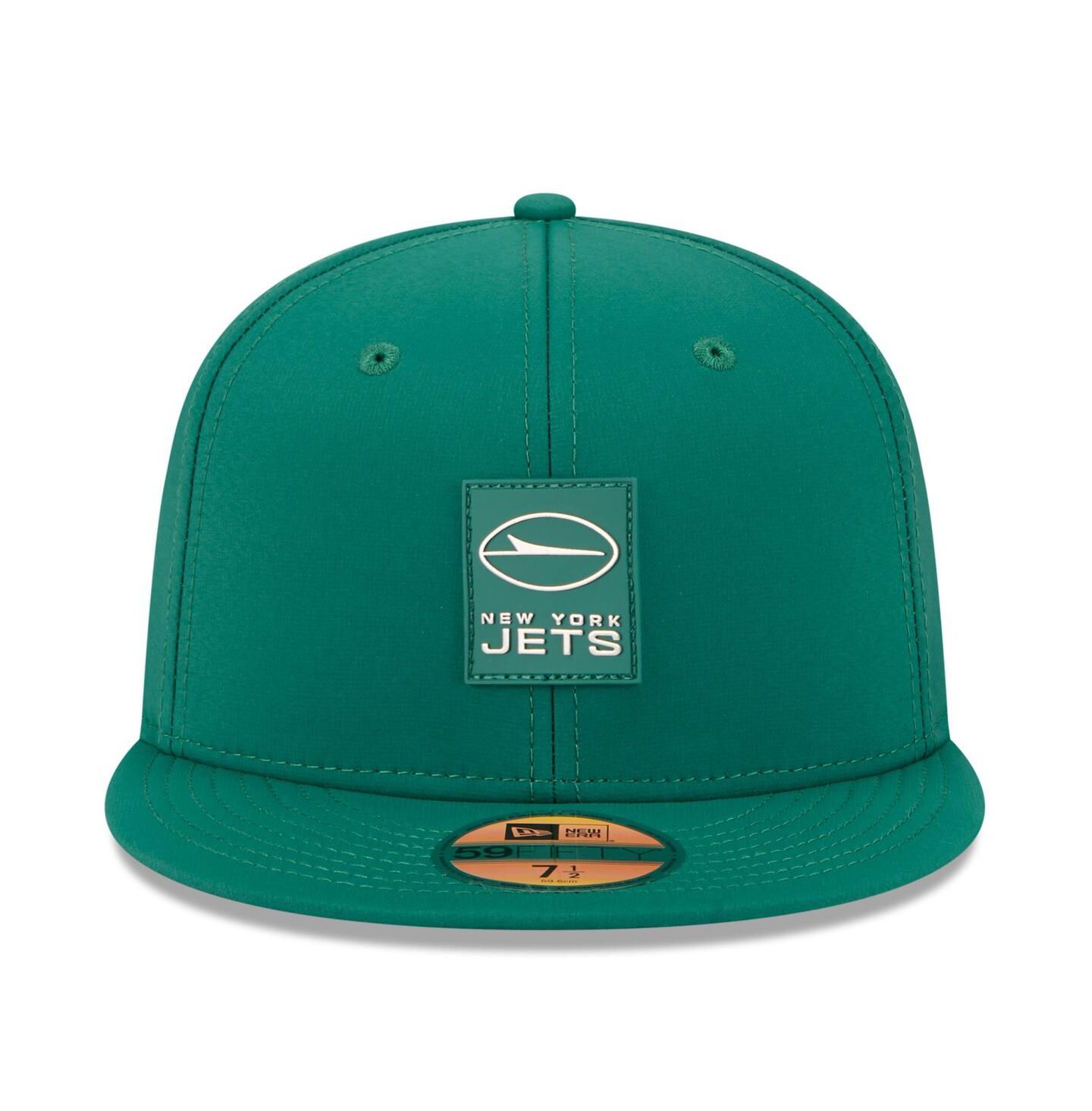 Мужская кепка New Era Green New York Jets 2025 Sideline 59FIFTY Fitted Hat — фото 5