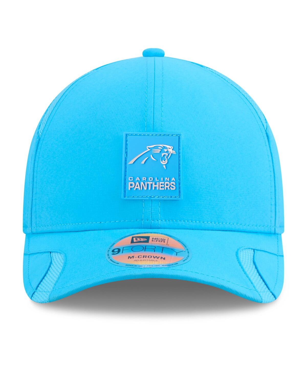 New Era Big Boys And Girls Blue Carolina Panthers 2025 Sideline 9forty Adjustable Hat In Blue