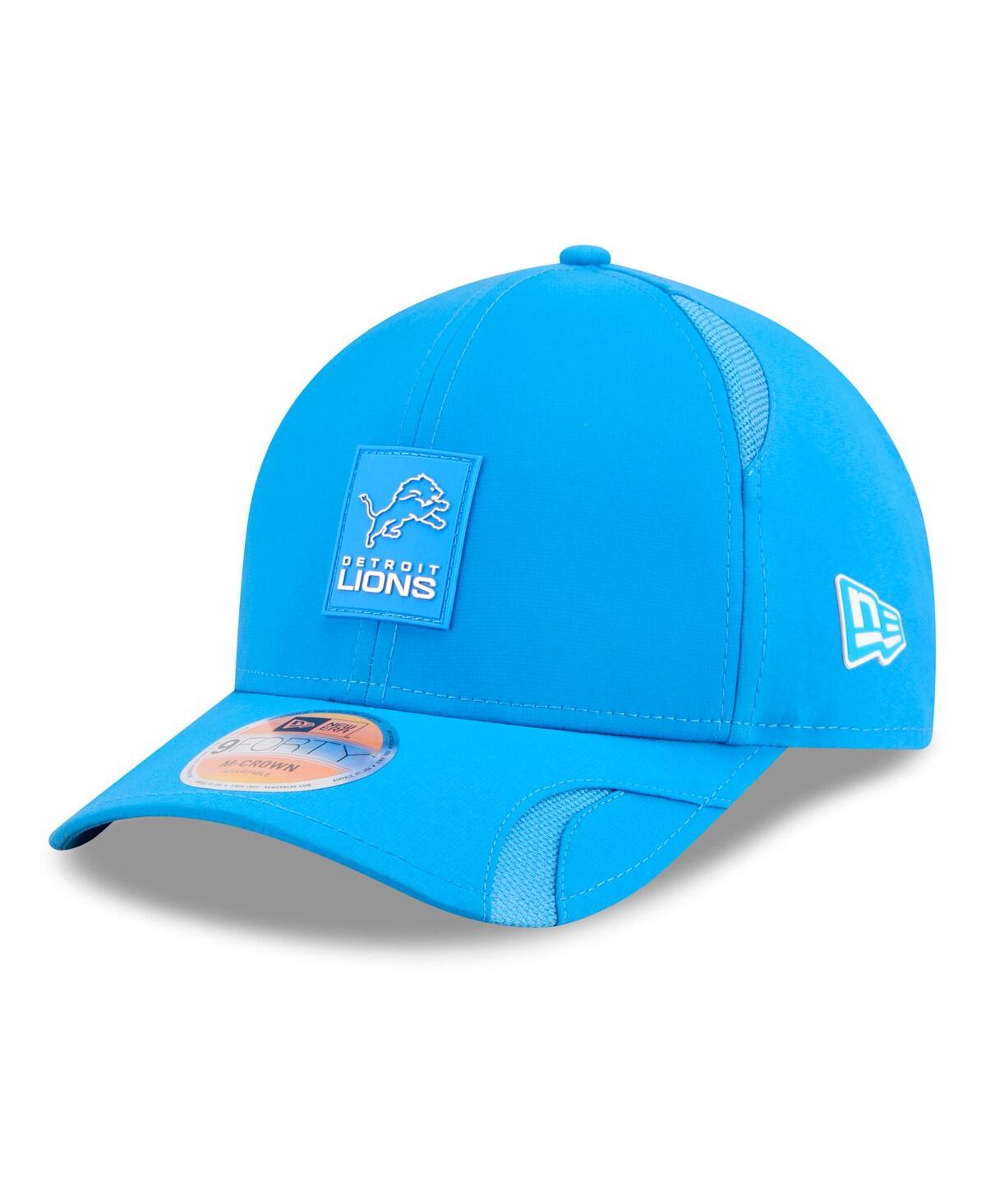 New Era Big Boys And Girls Blue Detroit Lions 2025 Sideline 9forty Adjustable Hat In Blue