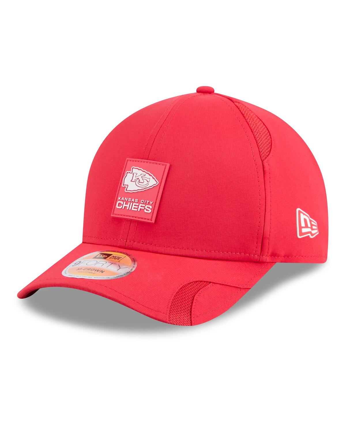 New Era Big Boys And Girls Red Kansas City Chiefs 2025 Sideline 9forty Adjustable Hat In Red