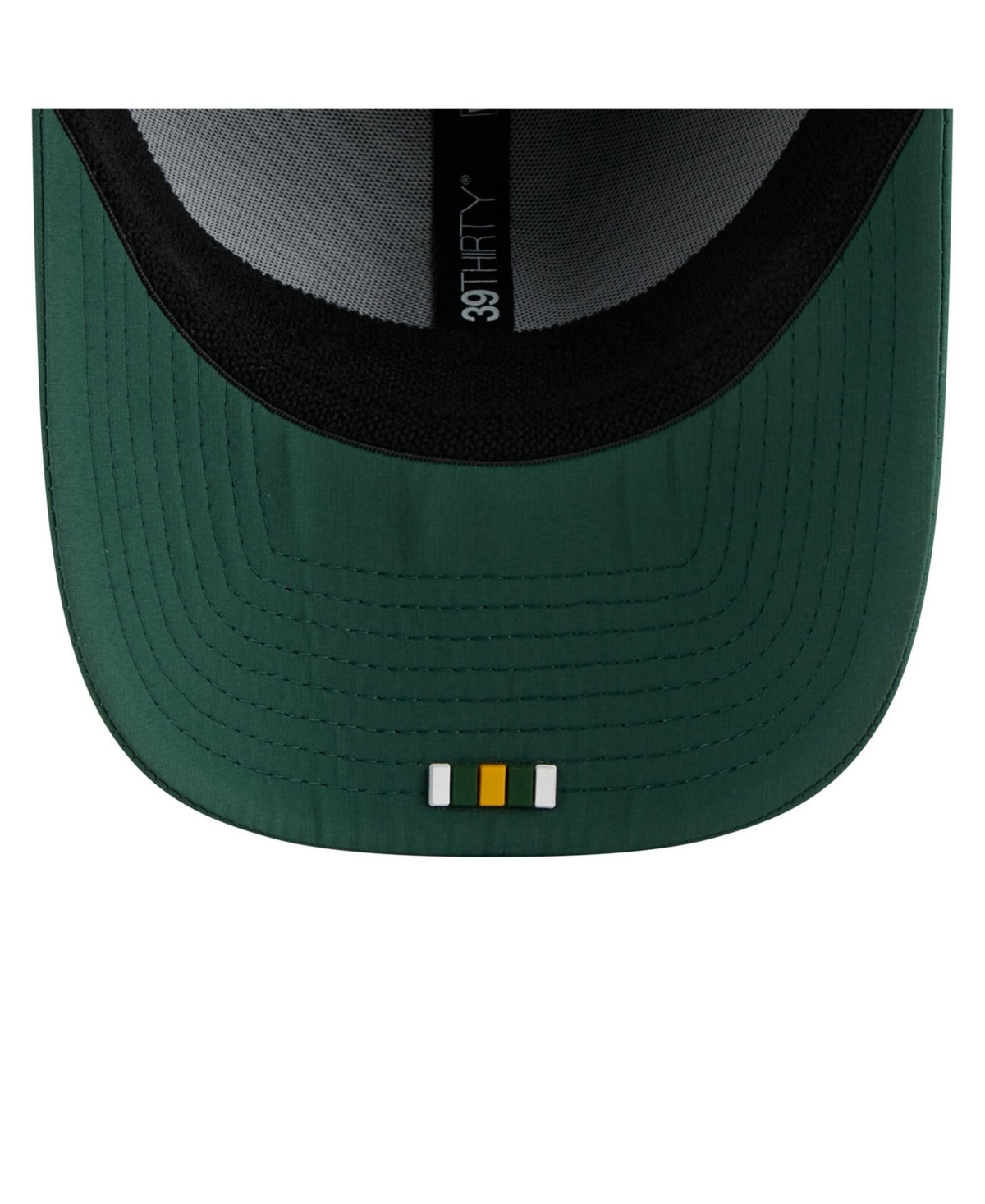 New Era Men's Green Green Bay Packers 2025 Sideline 39thirty Flex Hat In Green