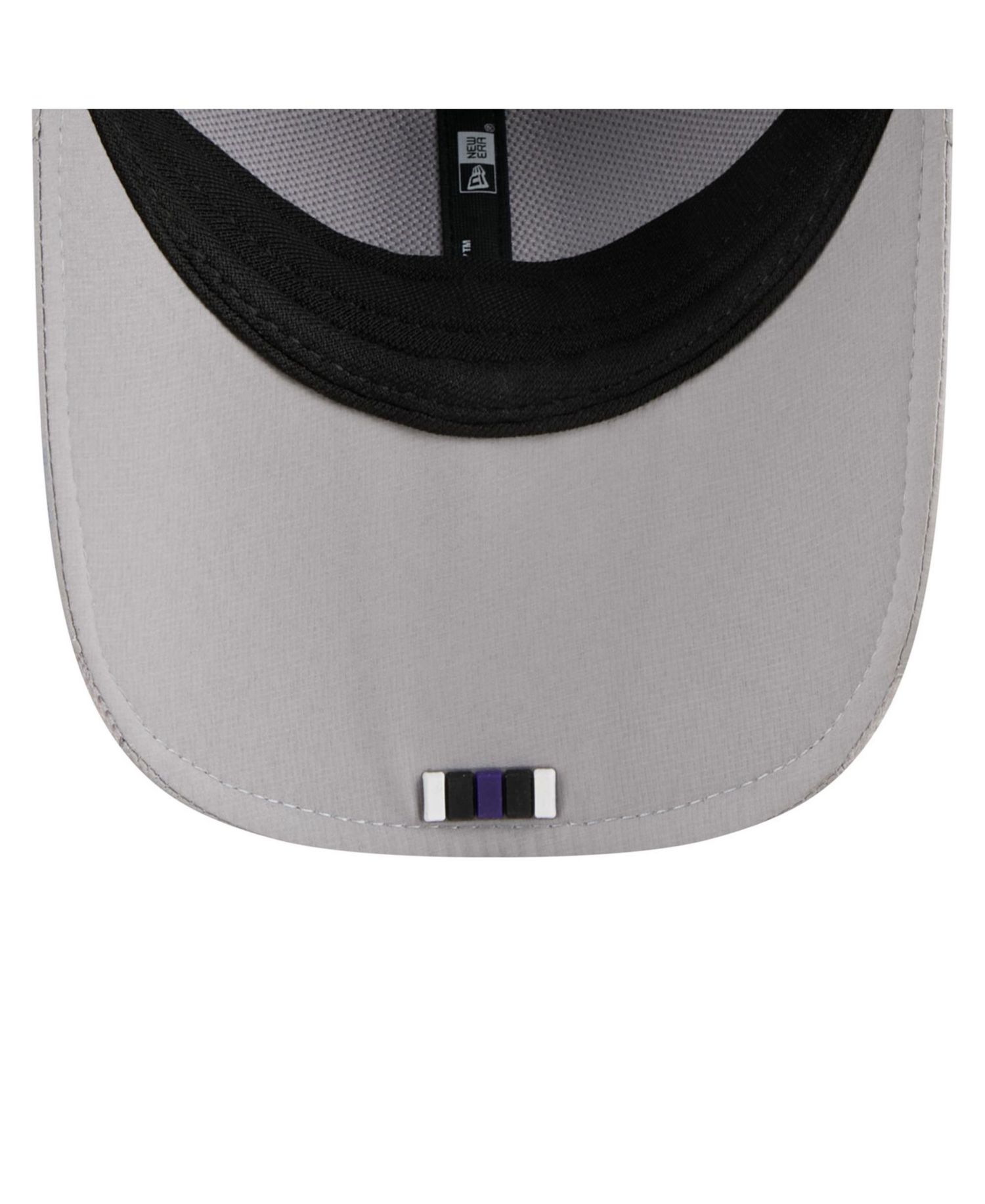 Men's Gray Baltimore Ravens 2025 Sideline M-Crown 9FORTY Adjustable Hat