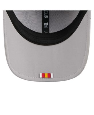 Men's Gray Kansas City Chiefs 2025 Sideline M-Crown 9FORTY Adjustable Hat