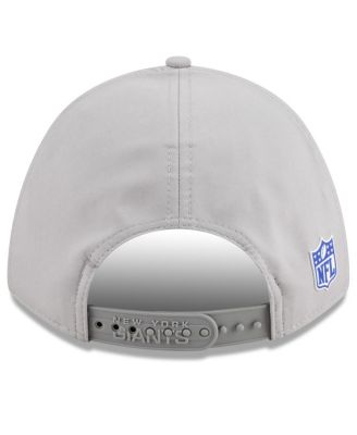 Men's Gray New York Giants 2025 Sideline M-Crown 9FORTY Adjustable Hat