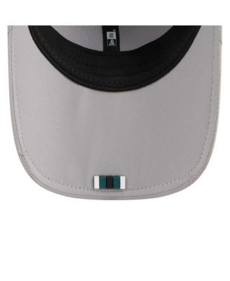 Men's Gray Philadelphia Eagles 2025 Sideline M-Crown 9FORTY Adjustable Hat