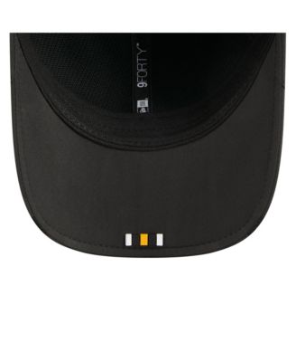 Men's Black Pittsburgh Steelers 2025 Sideline M-Crown 9FORTY Adjustable Hat