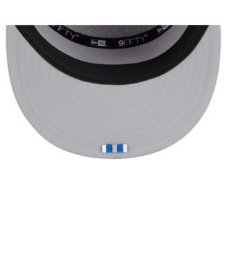 Men's Gray Detroit Lions 2025 Sideline Split Panel 9FIFTY Snapback Hat