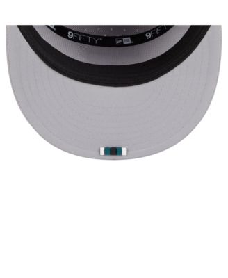 Men's Gray Philadelphia Eagles 2025 Sideline Split Panel 9FIFTY Snapback Hat